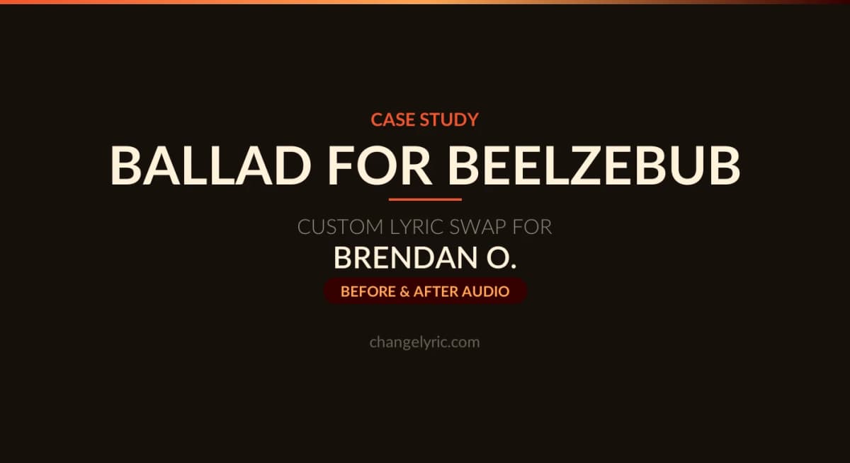 Ballad for Beelzebub by Graveyard Train with custom team lyrics