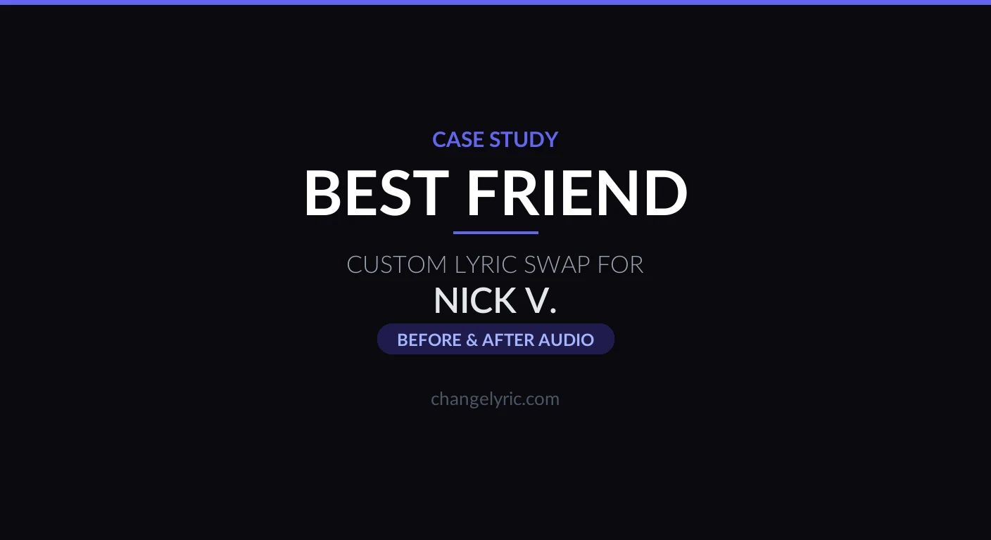 Best Friend - custom pet memorial name swap for Daisy