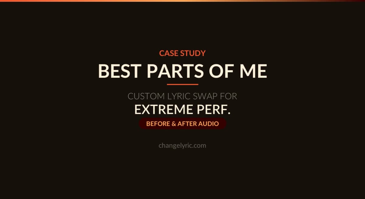 Best Parts of Me - Detail swap with personalized characteristics