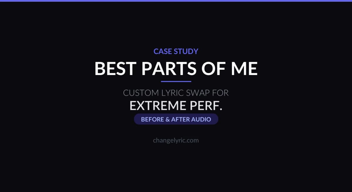 Best Parts of Me - Detail swap with personalized characteristics