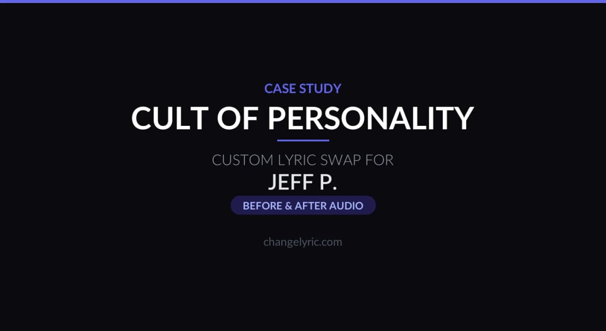 Cult of Personality by Living Colour - custom pharmacy parody