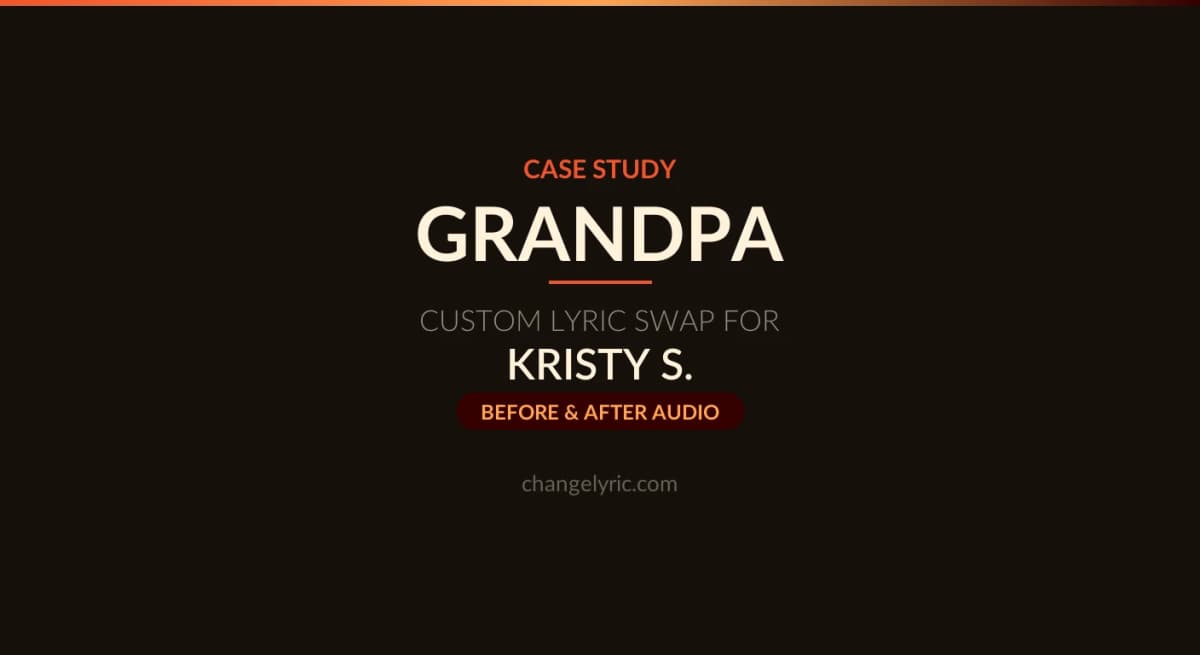 The Judds Grandpa rewritten as Grandma, custom name swap