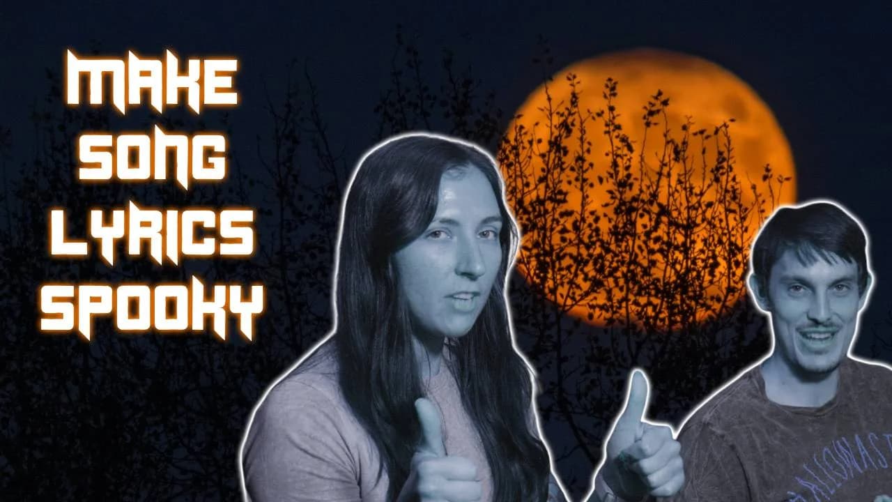 How to make a Halloween parody song with a lyric swap Halloween parody song session: rewriting a pop song into a spooky version in Overdub Studio