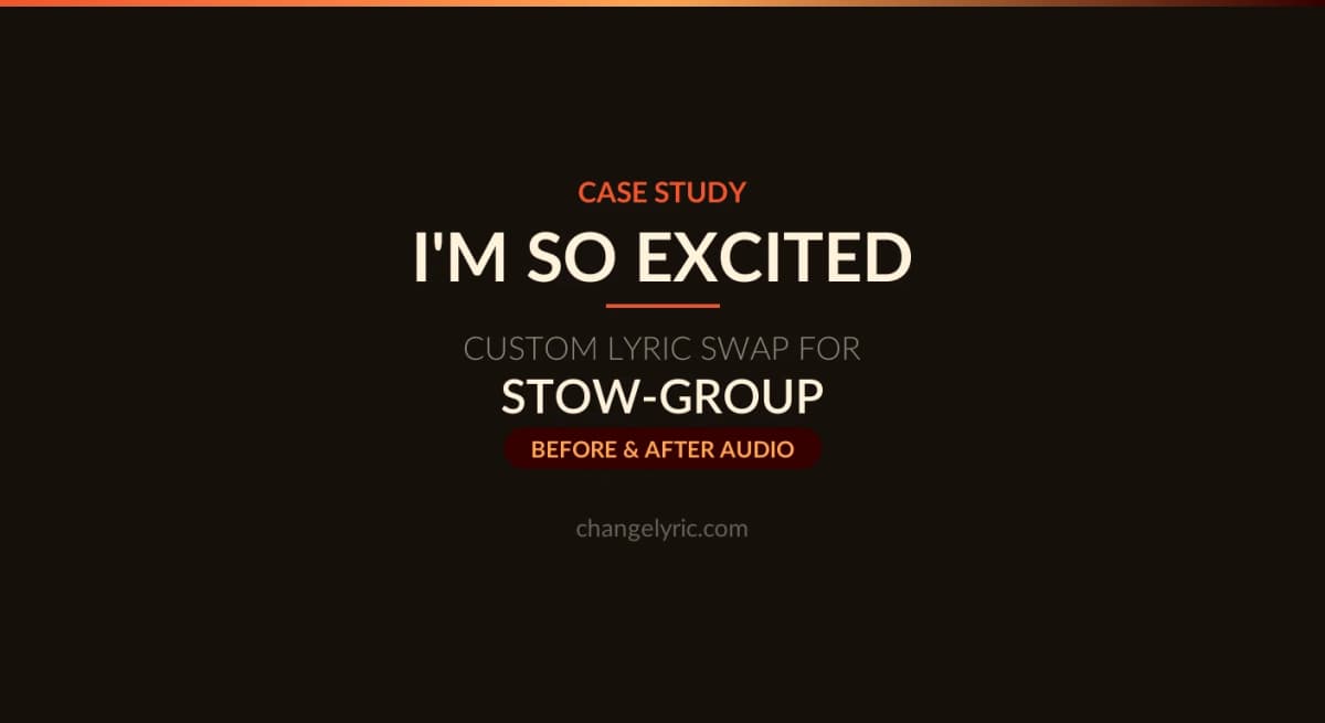 I'm So Excited by The Pointer Sisters - Stow-Group corporate parody