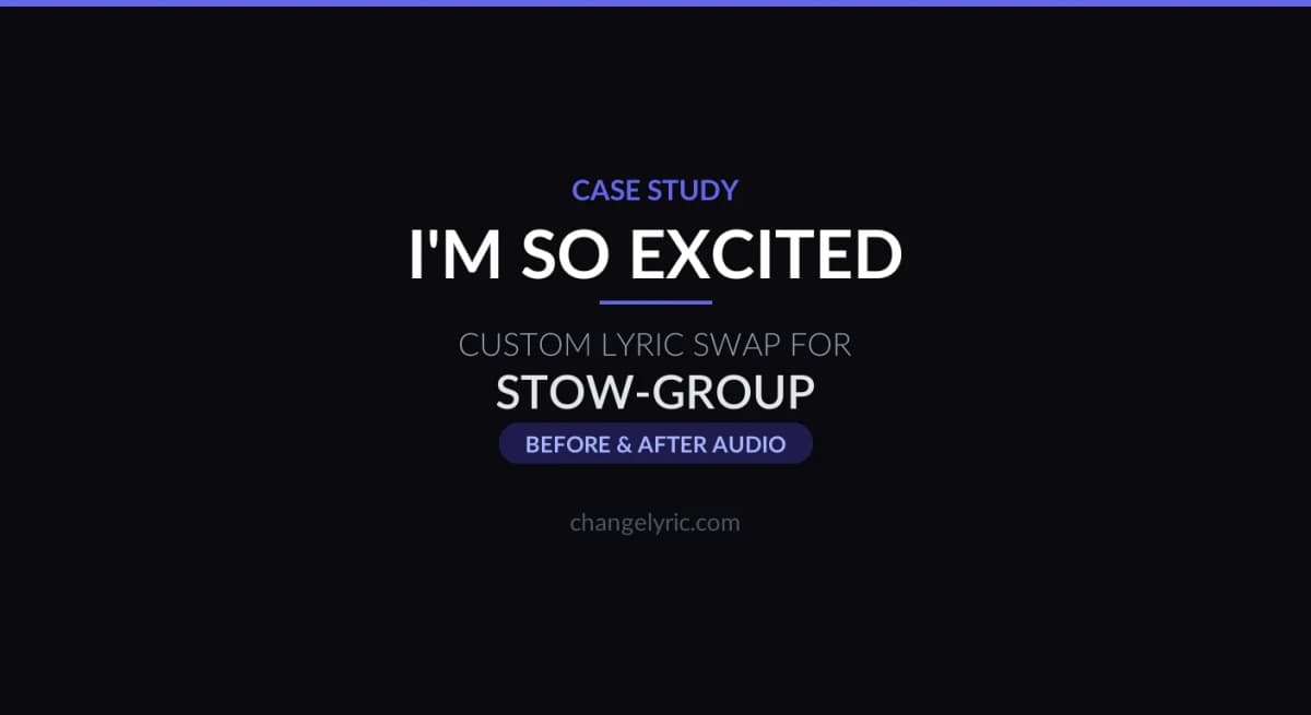 I'm So Excited by The Pointer Sisters - Stow-Group corporate parody