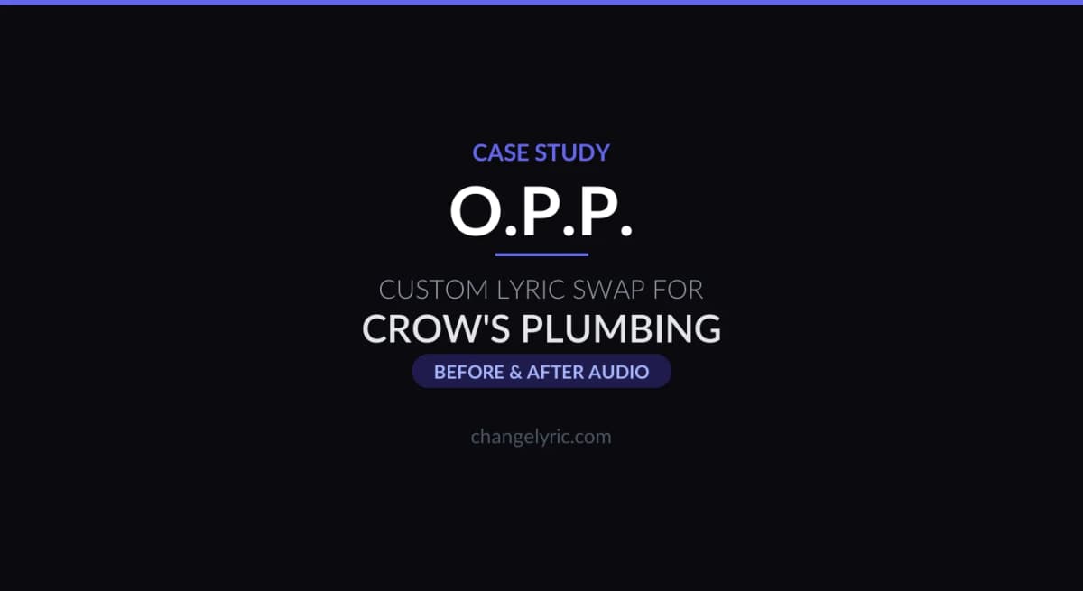 O.P.P. by Naughty By Nature - plumbing service plan parody
