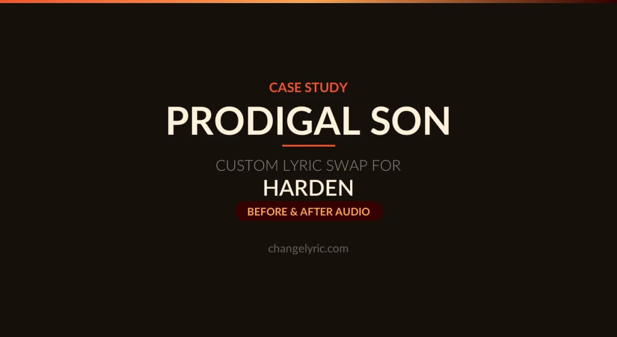 Prodigal Son - AI vocal mispronunciation fix