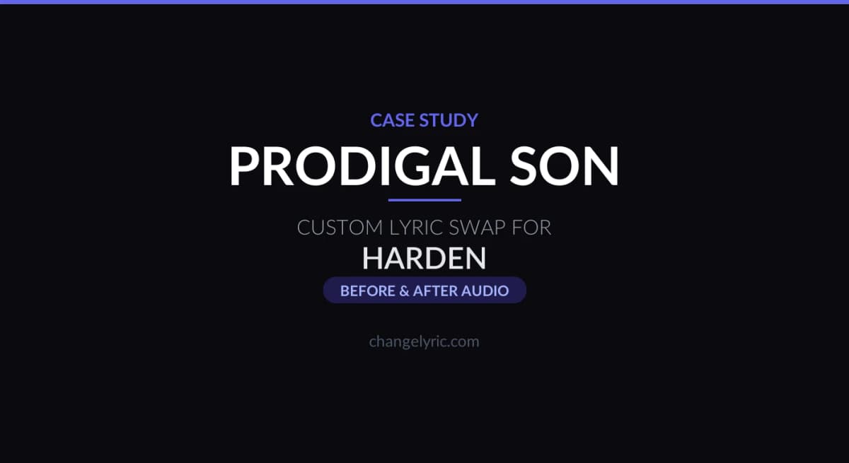 Prodigal Son - AI vocal mispronunciation fix