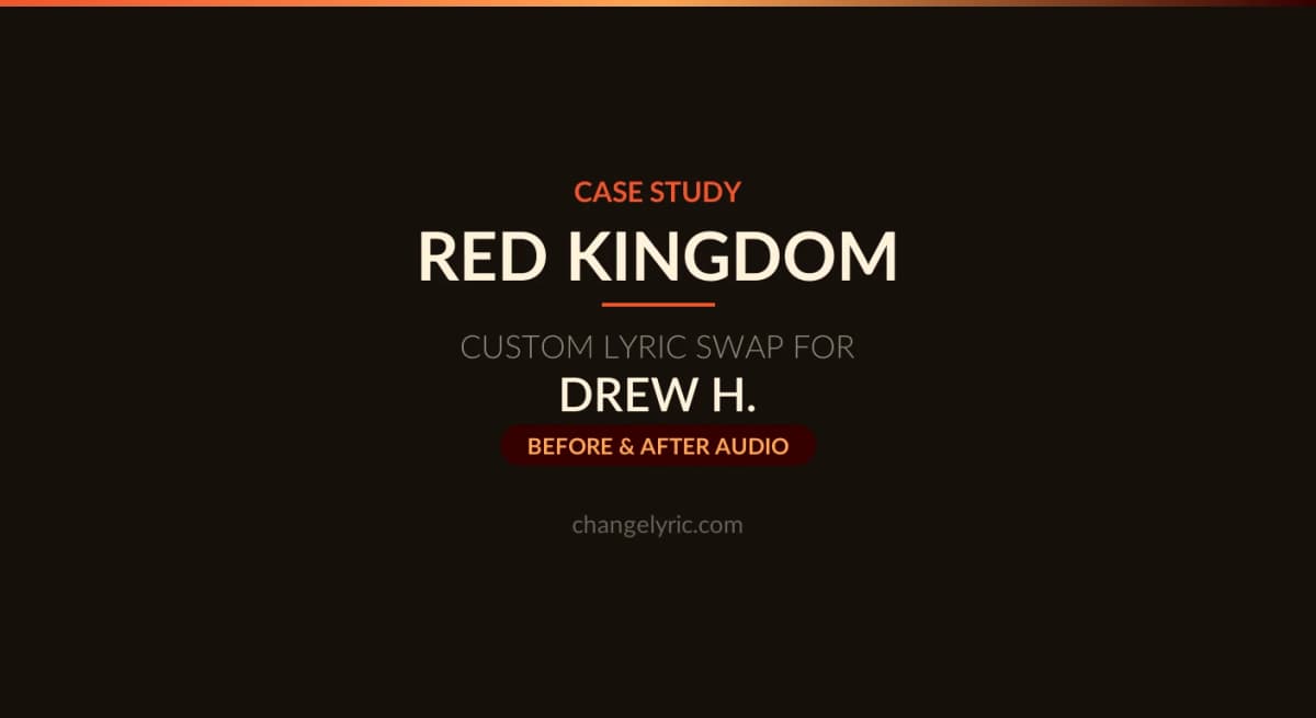 Red Kingdom custom lyric swap for Texas Tech Red Raiders team anthem