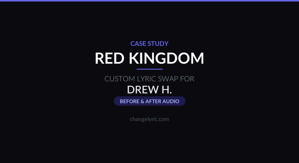 Red Kingdom custom lyric swap for Texas Tech Red Raiders team anthem
