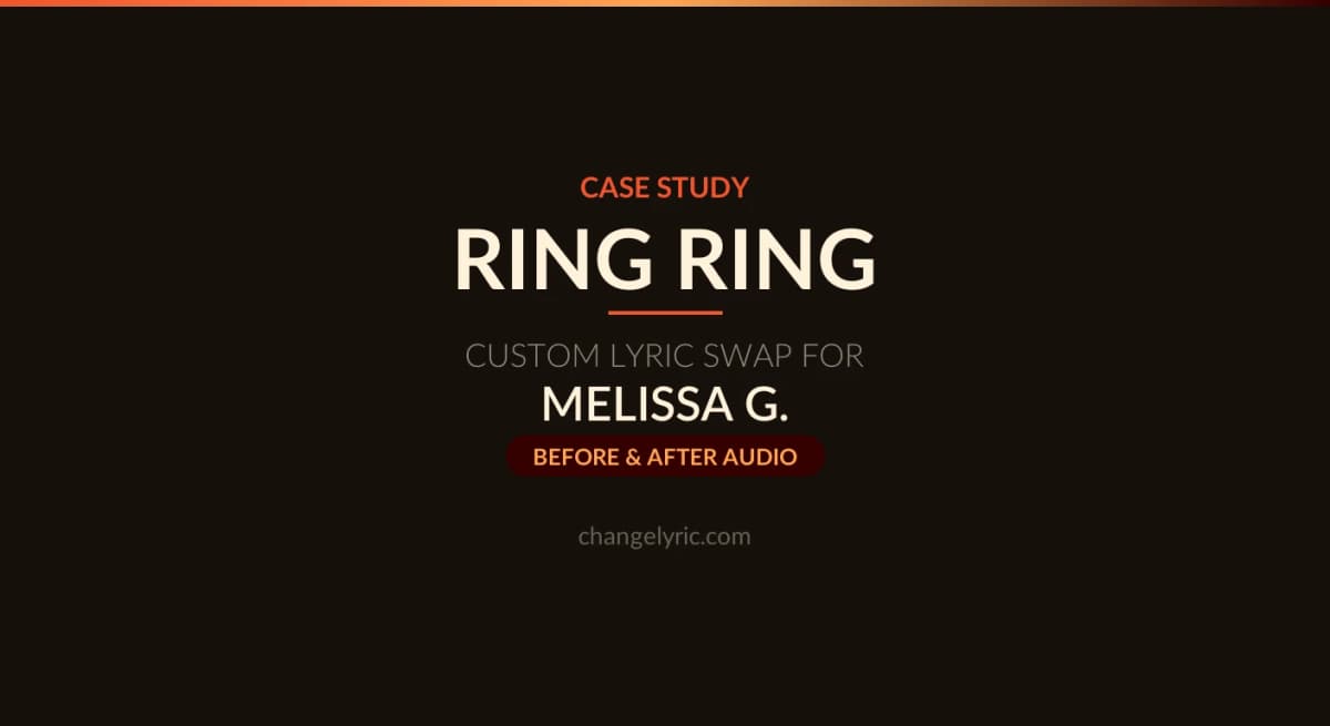 ABBA's Ring Ring transformed into Bling Bling parody
