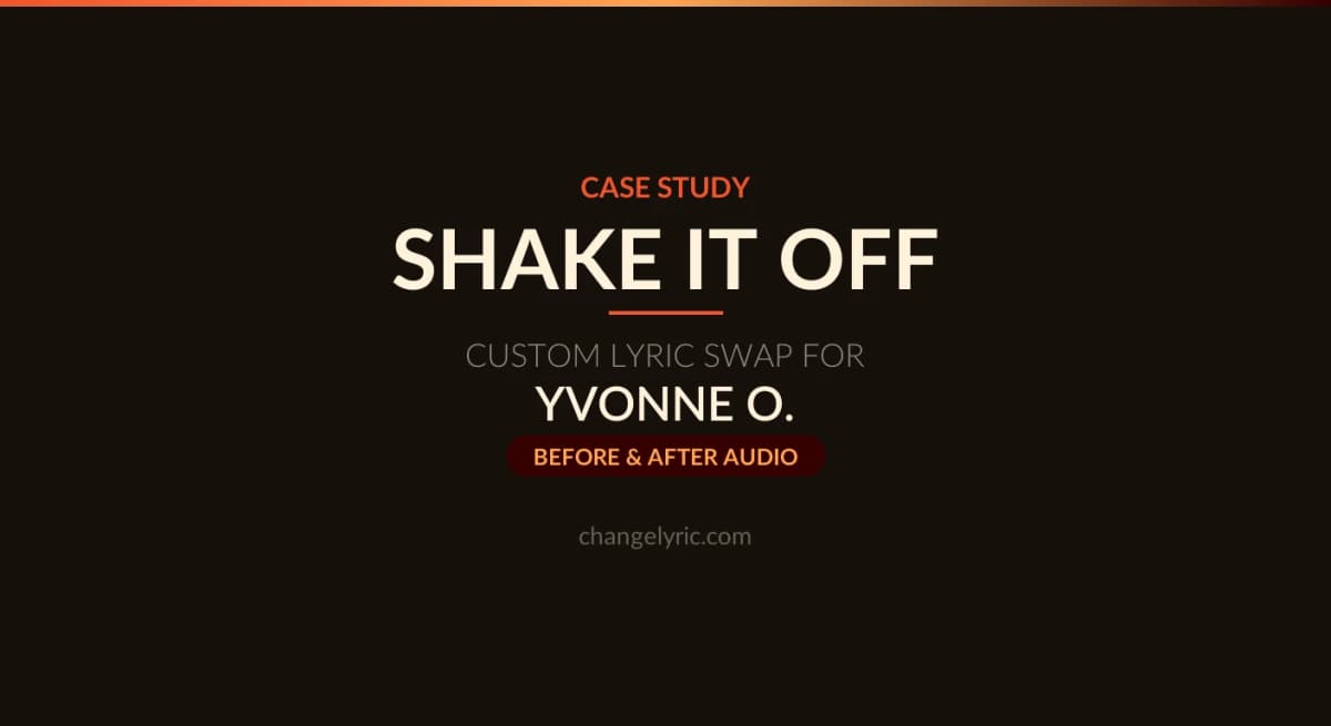 Shake It Off custom lyric swap for ophthalmology graduation video