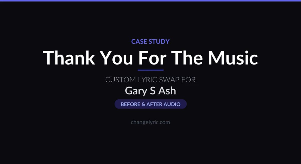 Studebaker parody of ABBA's Thank You For The Music