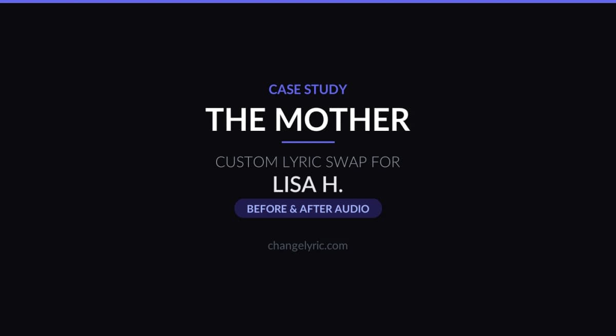 Brandi Carlile's The Mother personalized for twins Will and Eve