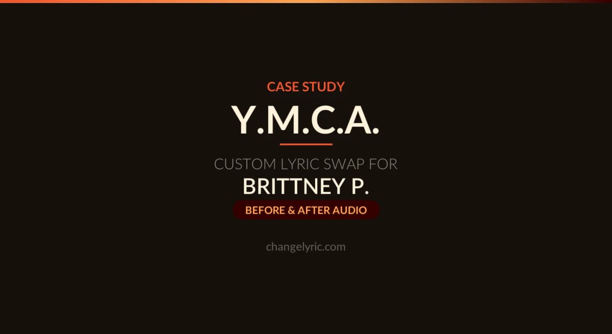 Y.M.C.A. rewritten as a U.S.C.G. send-off song for a son joining the Coast Guard